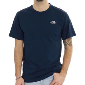 T-SHIRT SIMPLE DOME THE NORTH FACE BLU